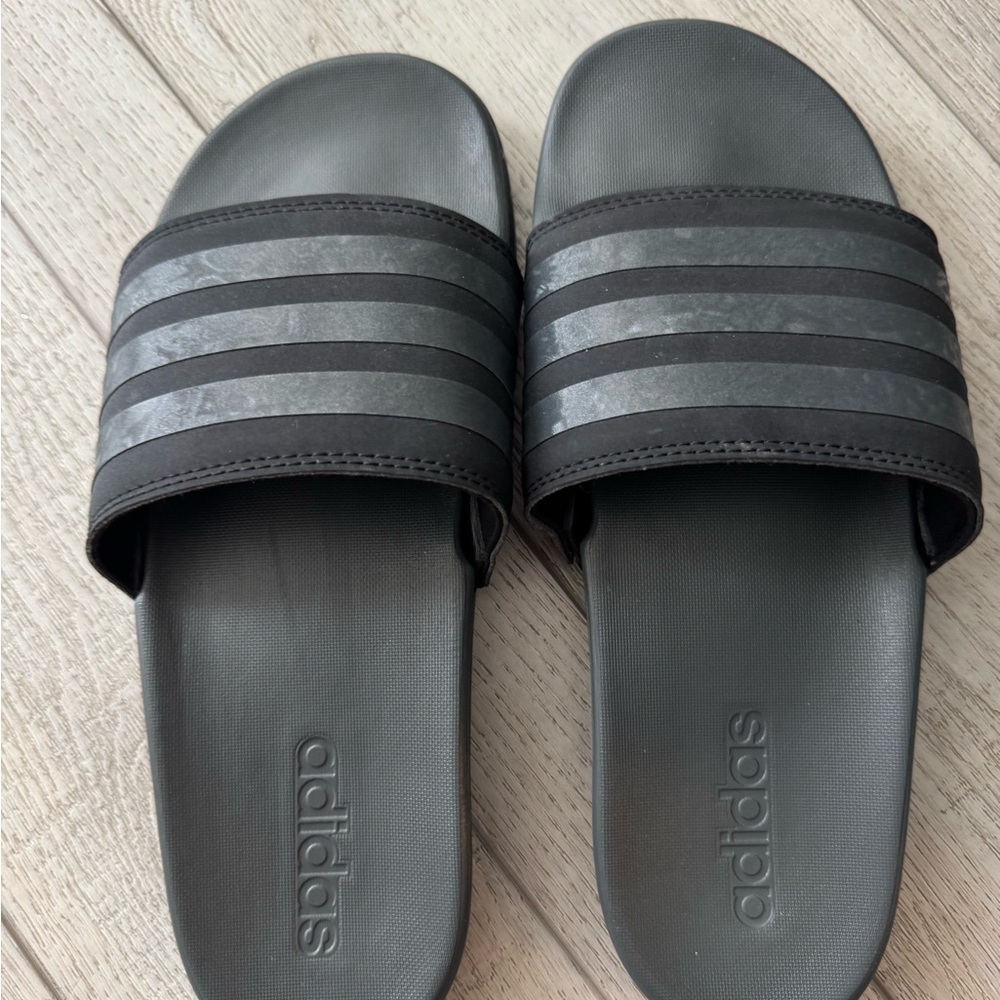 Adidas Black Slide Sandals